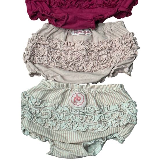 Ruffle Butts Bloomers Lot Size 2/3T Girls Boutique Ruffle Diaper Cover Set of 8 - Picture 3 of 11
